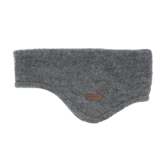 Wollfleece Stirnband, grau