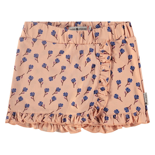 girls cot/ea skort, salmon