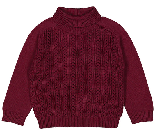 Talmi Strickpullover, burgundy