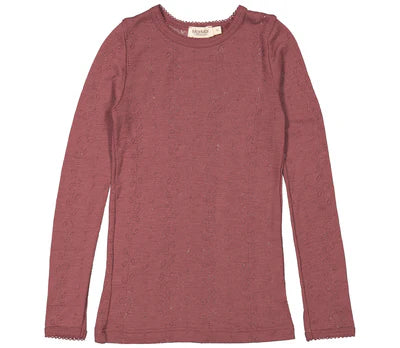 Wolleshirt Tamra, Berry Blend