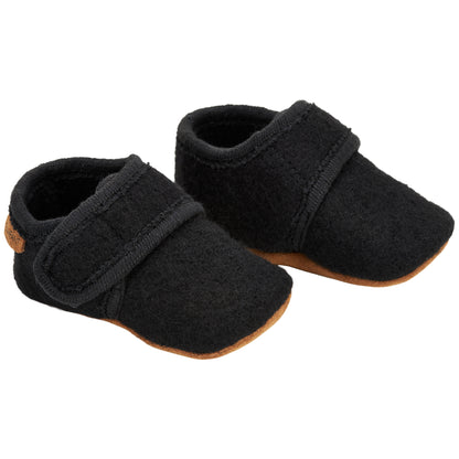 Baby Wool slippers, navy