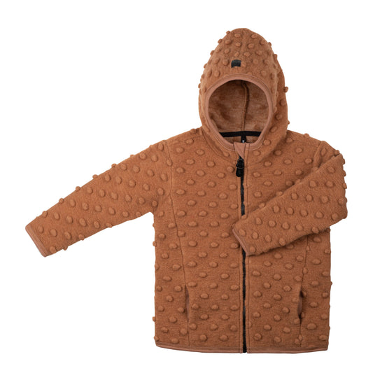 Kids-Jacke Walk, mocha dots