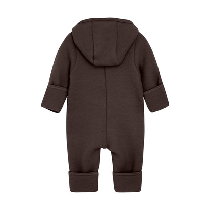 Wool Fleece Overall, Weintraube