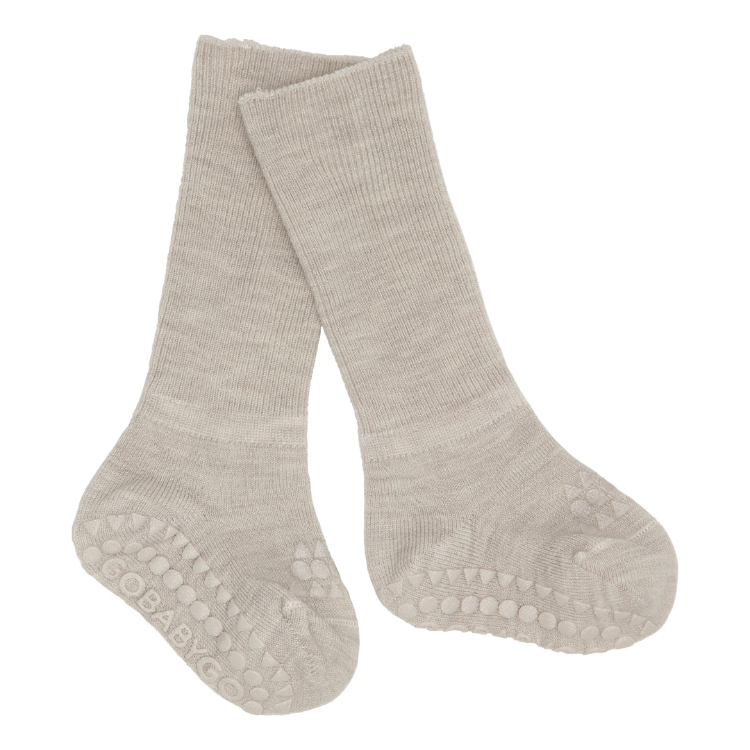 Oeko-Tex Wolle Anti-Rutsch Socken, beige