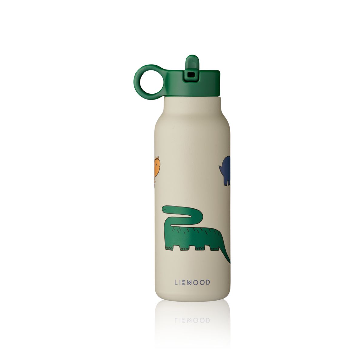 Liewood Falk Edelstahl Kinder-Trinkflasche 350ml, Dinosaurier