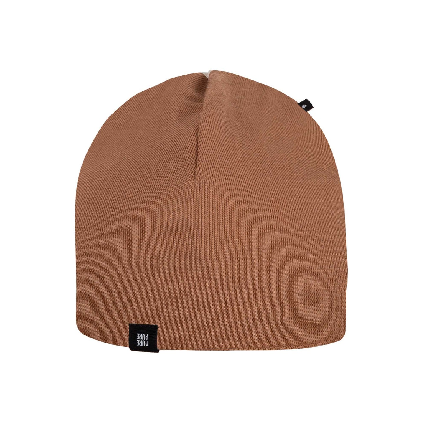 Leichte Kids-Beanie aus weichem Tencel in Coconut – nachhaltig produziert von Pure Pure by Bauer, erhältlich in Winterthur, Zürich.