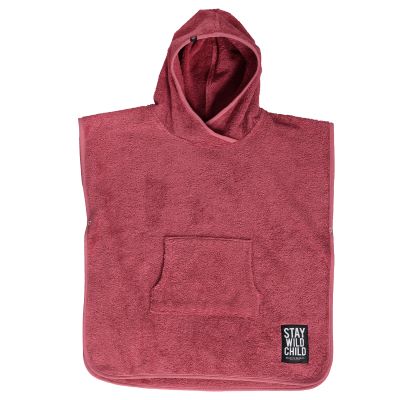 Poncho, Garnet (100% Organic Cotton)