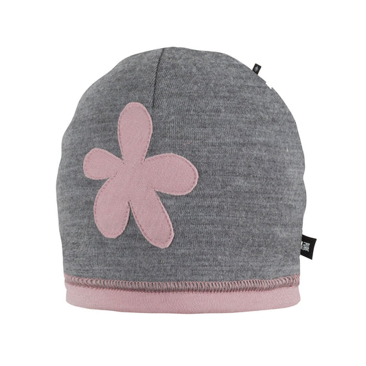 GOTS Merino MiniBeanie Interlock, grau