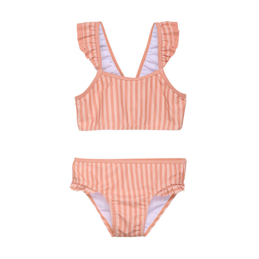 Bikini Streifen orange