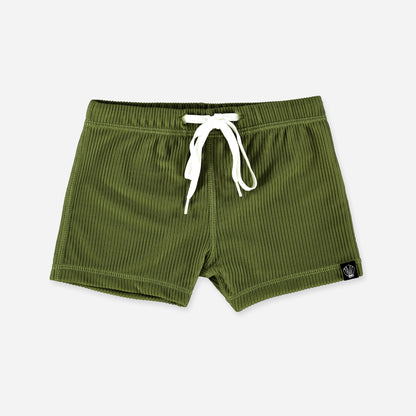 Pesto Ribbed Swimshort