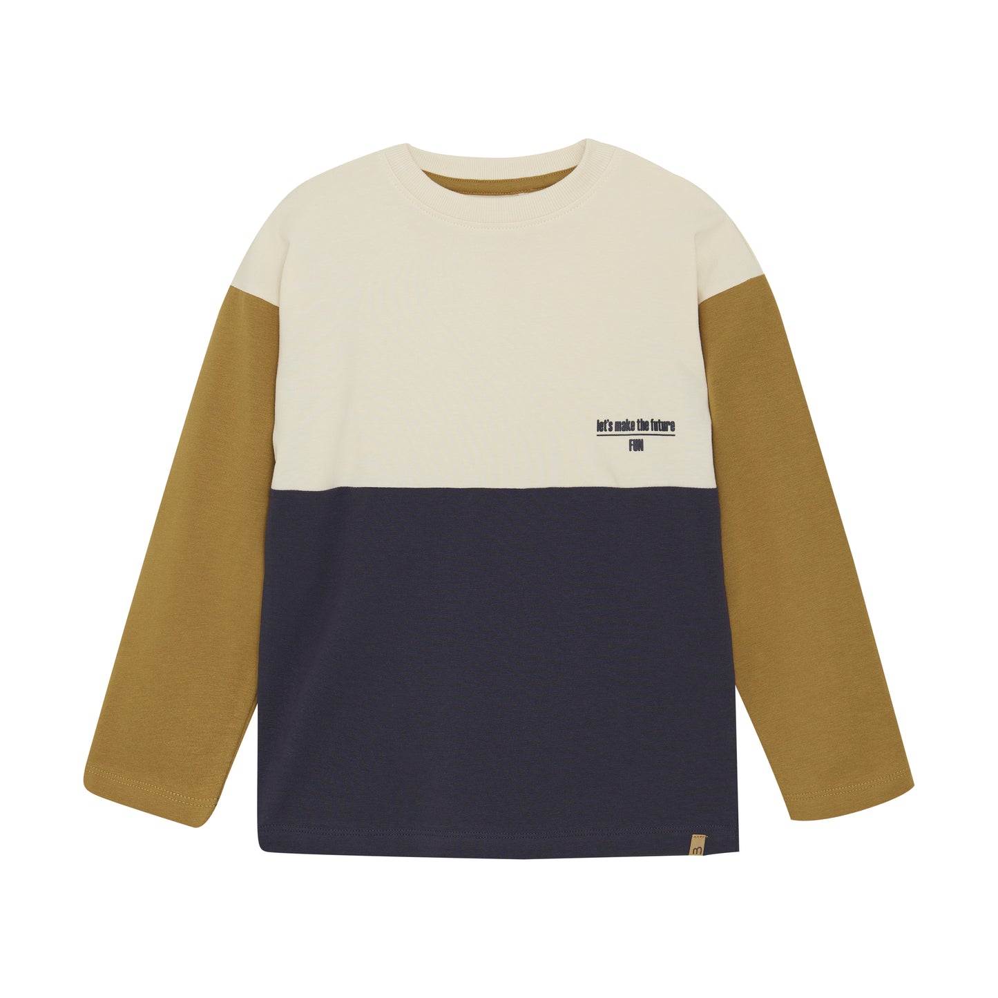 Langarm T-Shirt Colorblock