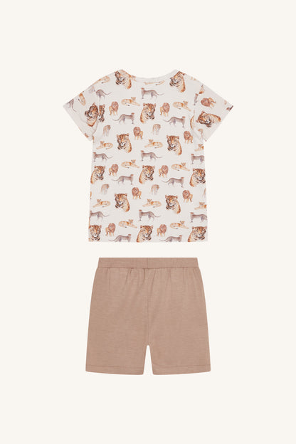 Hust & Claire Fun Pyjamas, White sand