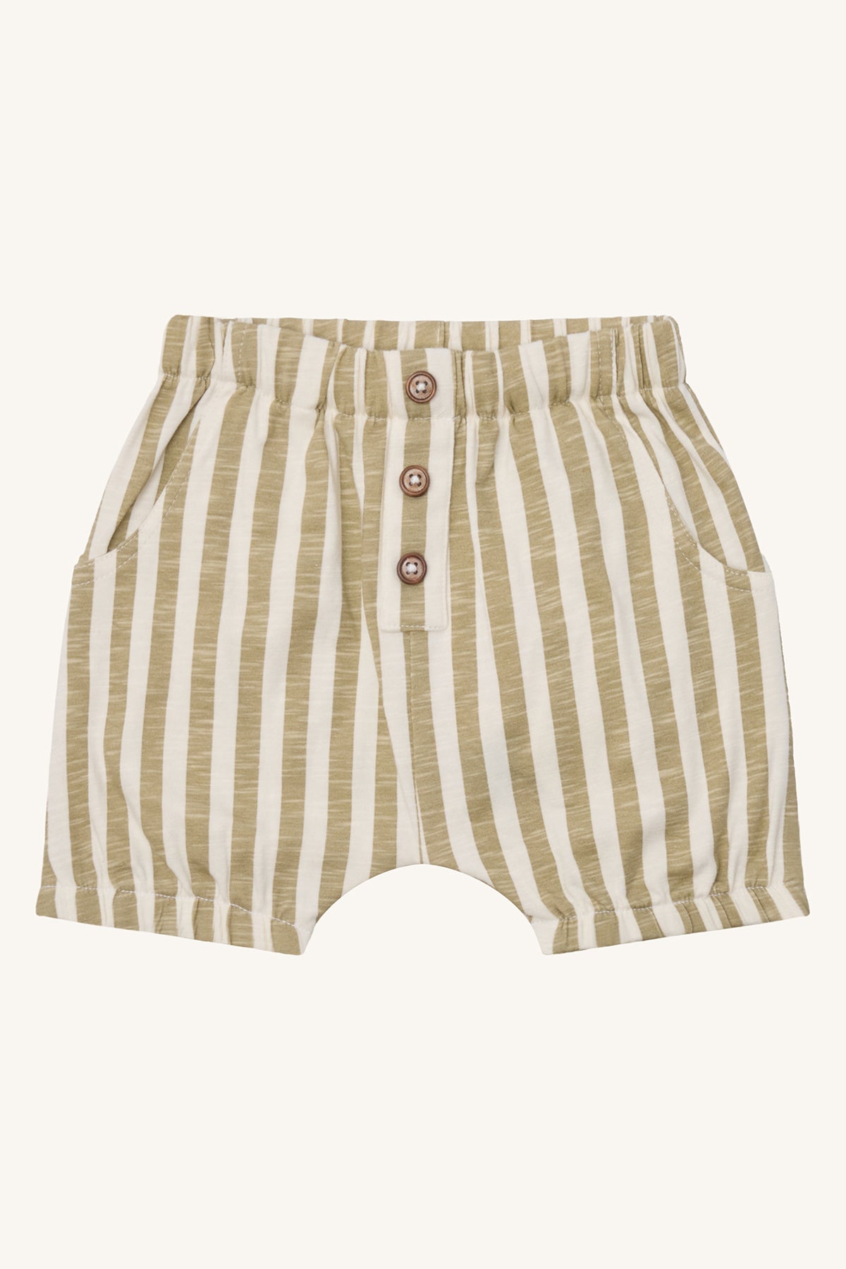 Hust & Claire Halvor Shorts, Green Bone