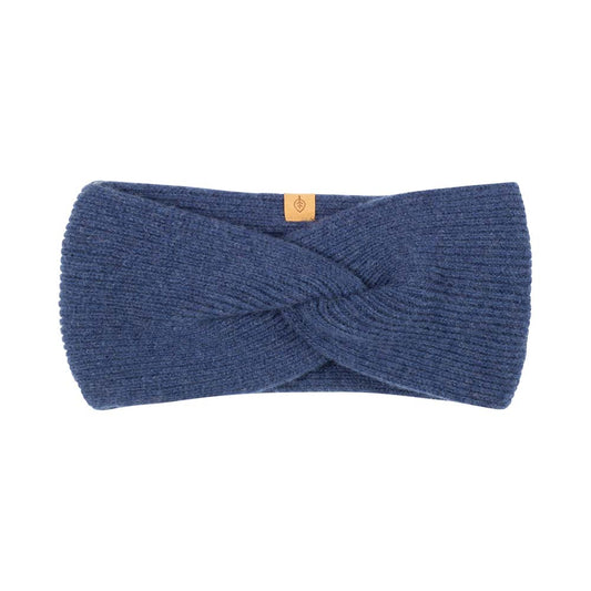 Damen Stirnband Kaschmir, blau