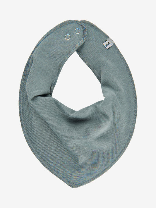 Pippi Bandana Bib,türkis-grau