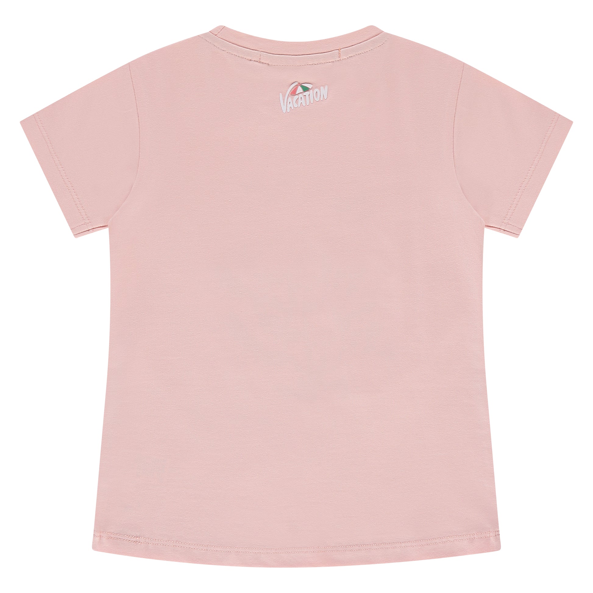 Kurzarm Mädchen T-Shirt in blushfarbenem Rosa. Hochwertige Bio-Baumwolle, hautfreundlich & bequem für jeden Tag in Winterthur, Zürich, Schweiz.