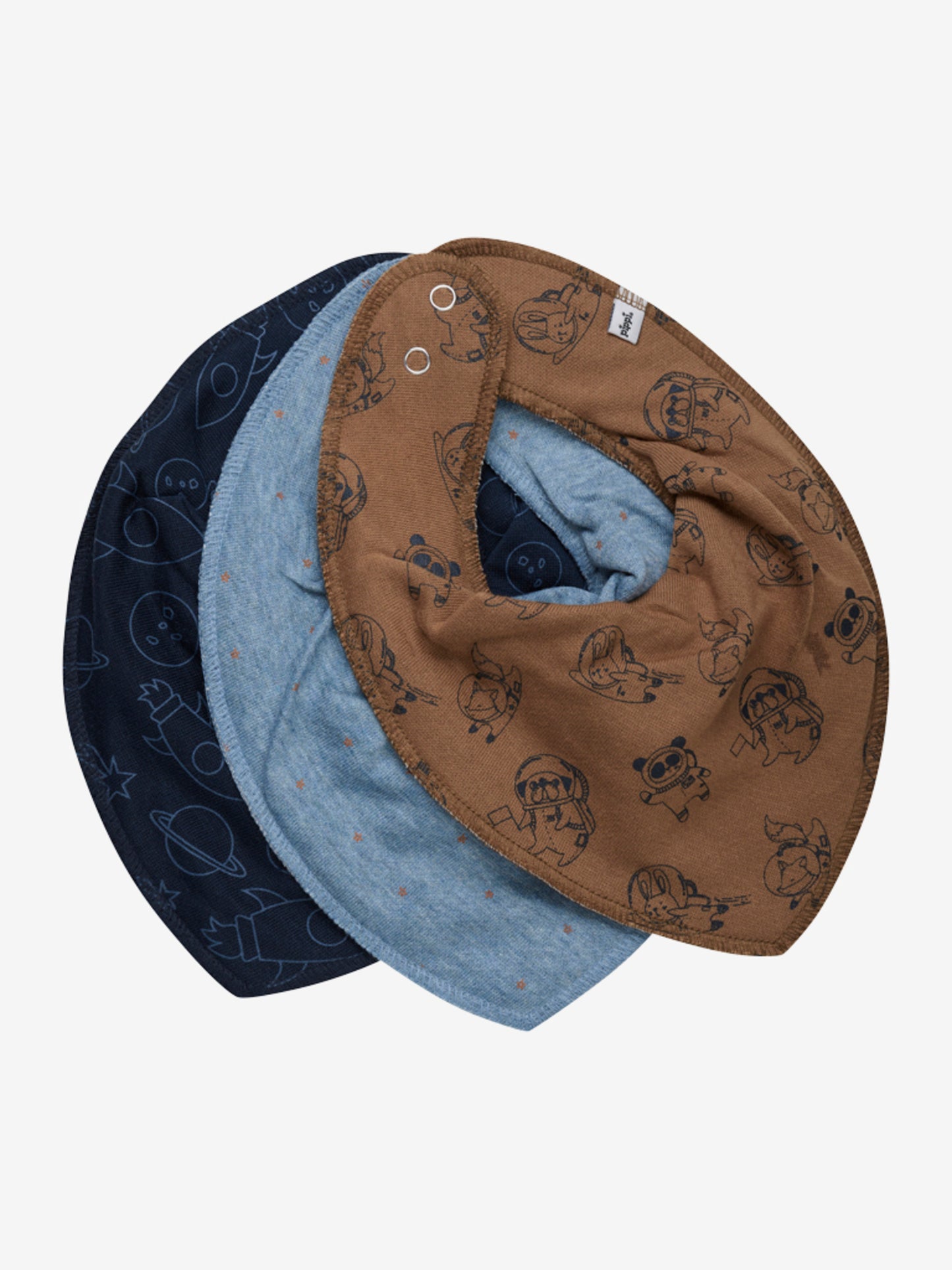 Pippi Bandana Bib Set, Weltraum